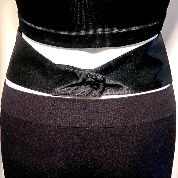 Black, Burgundy, Beige Waistline Belt main image 6